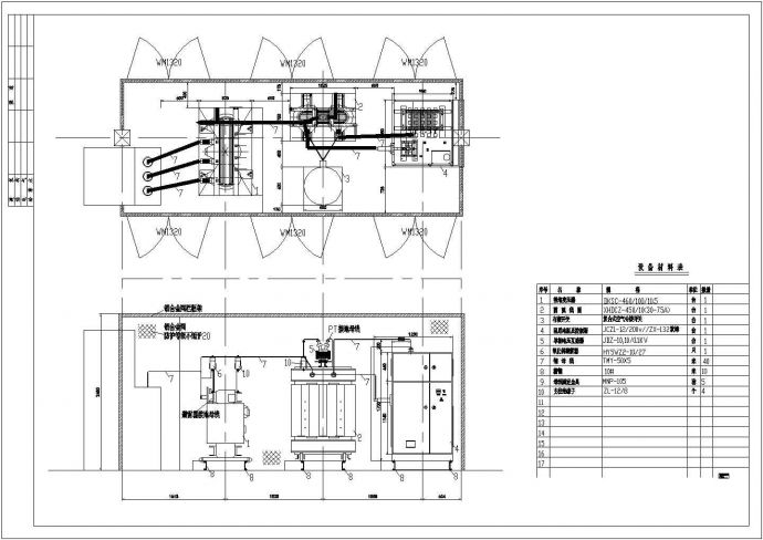 某型号消弧线圈安装电气原理设计CAD图纸_图1