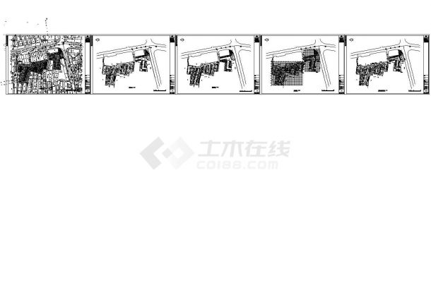 [浙江]老客运总站地块住宅小区景观设计施工图，含景观施工设计说明-图二