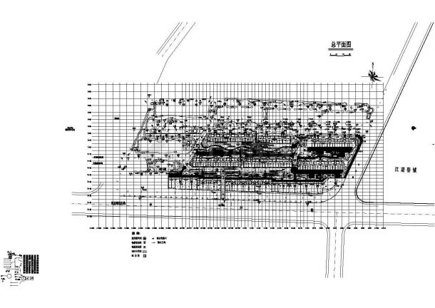 [桐乡]居住区公共绿地景观工程施工图CAD-图一