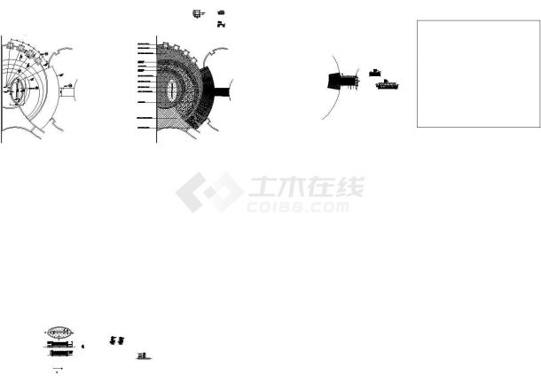 [都江堰]高档住宅小区中庭庭院园建工程施工图CAD-图二
