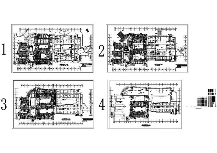 办公楼设计_同安医院办公楼空调系统CAD全套图纸_图1