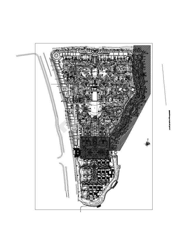 [绍兴]居住区园林绿化工程施工图CAD-图二