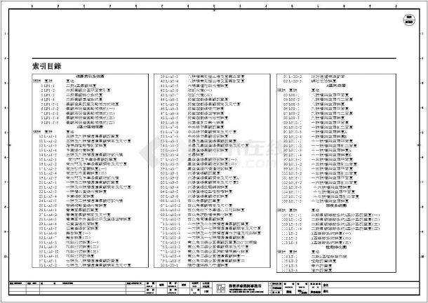 烟台小区景观施工图总图部分CAD-图一