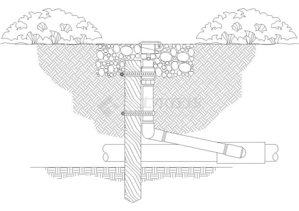 [东莞]花园小区景观设计施工图CAD-图二