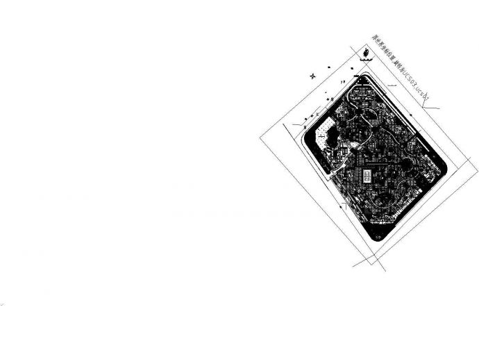 [成都]某小区园林工程植物种植设计施工图，含植物种植设计说明_图1