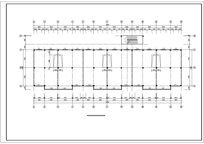 杭州市萧山区某小区4+1层砖混结构住宅楼建筑设计CAD图纸_图1