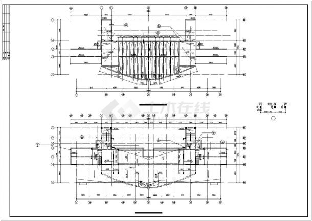 常州市当代花园小区12层剪力墙结构住宅楼建筑设计CAD图纸（1-2层商用）-图二