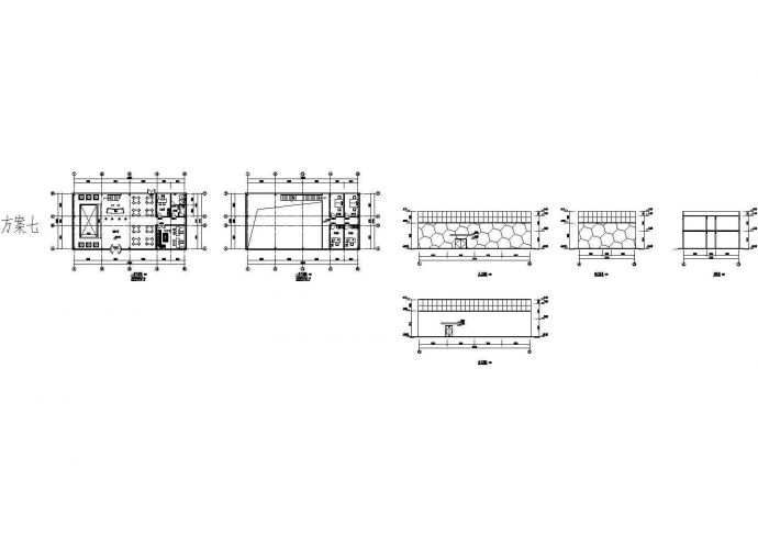 某住址项目售楼处设计CAD全套建筑施工图（甲级院设计）_图1