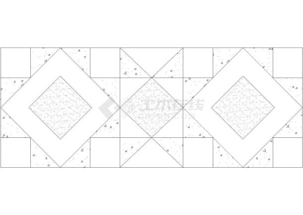 室内装修设计常用地面拼花设计cad素材图块集合（标注详细，60张图）-图一