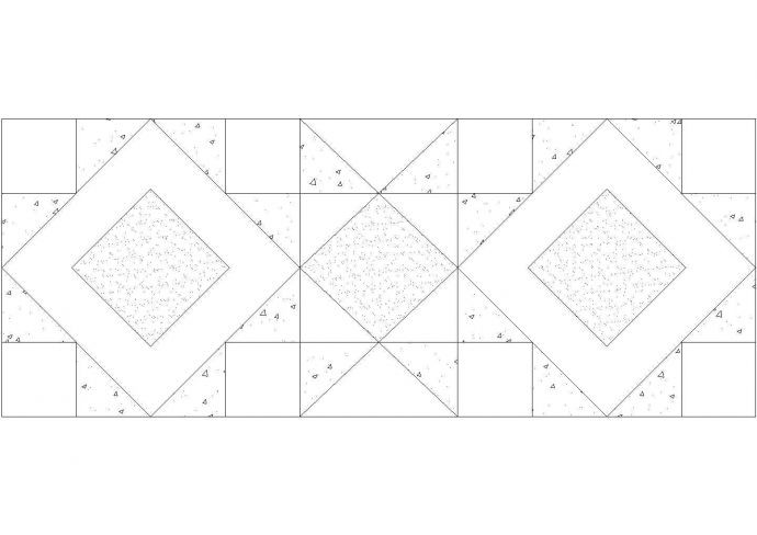 室内装修设计常用地面拼花设计cad素材图块集合（标注详细，60张图）_图1