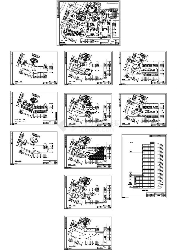 29层49641m2省中医院门诊住院综合楼建筑设计图【3个CAD文件 4JPG外观效果图 1DOC文档】-图一
