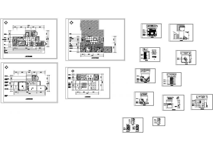 山东某家庭家居住宅装修设计CAD全套图纸_图1