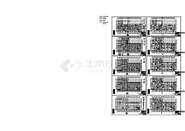 某26层框架剪力墙住院大楼结构设计施工图-图二