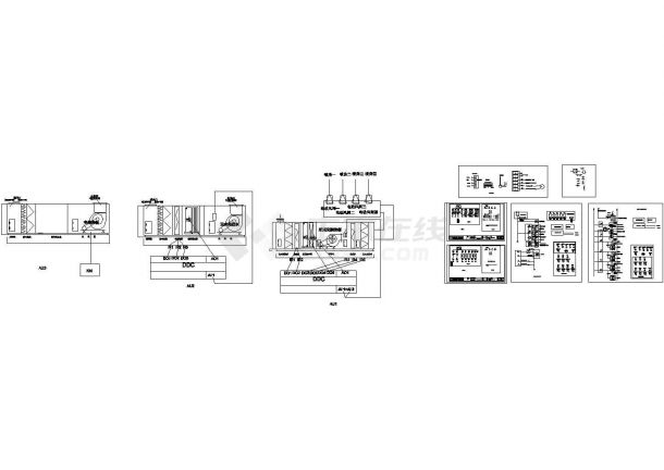 经典空调控制箱设计cad详细电控线路图（标注详细）-图一