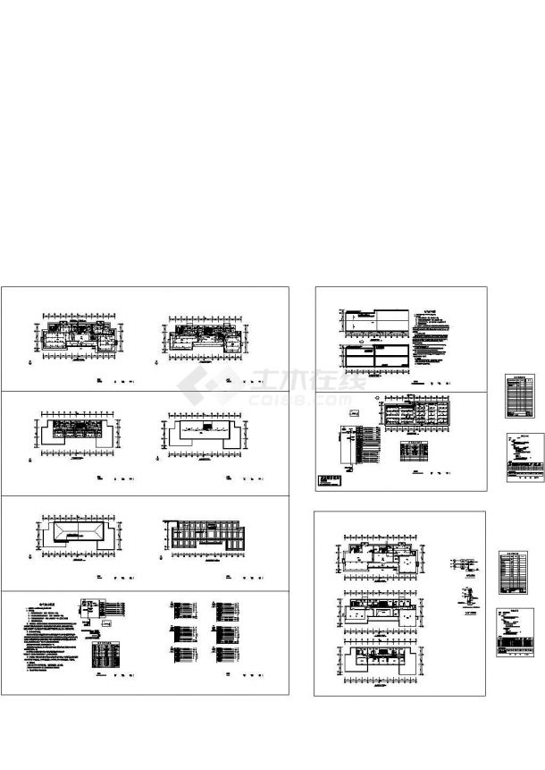 办公楼设计_佛山市某工厂3层办公楼电气设计CAD施工图（带夹层）-图一