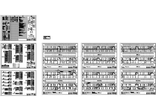 办公楼设计_汉中市某玩具厂3层办公楼电气设计CAD施工图-图一