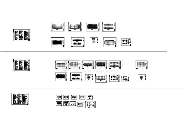 某公司钢结构工程设计CAD施工图纸-图一