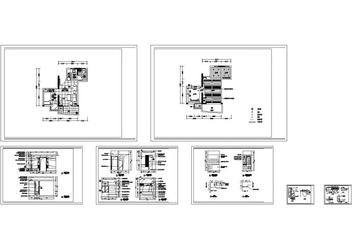 深圳市芳邻B型房装修设计CAD全套图纸_图1