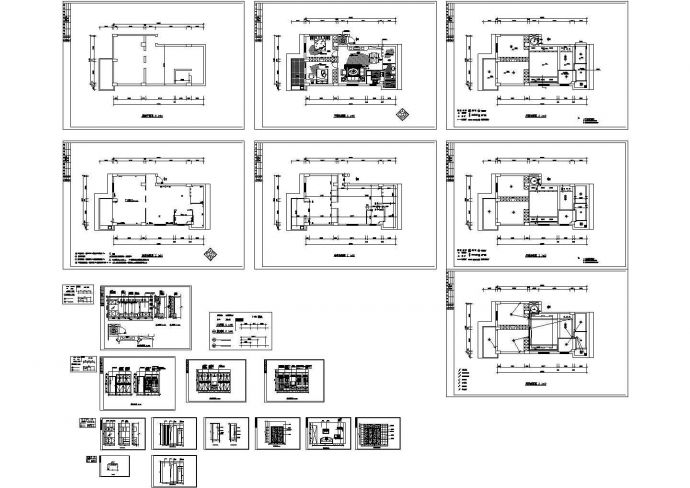 广东某家居住宅室内装修设计CAD全套图纸_图1