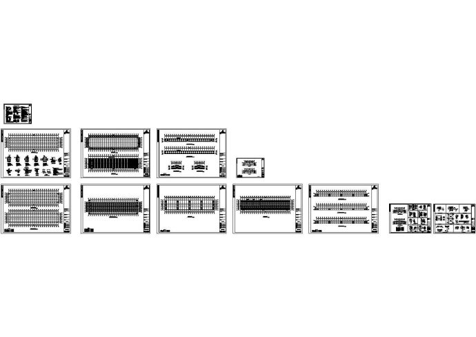 河南漯河二层楼房30x150米结构施工图_图1