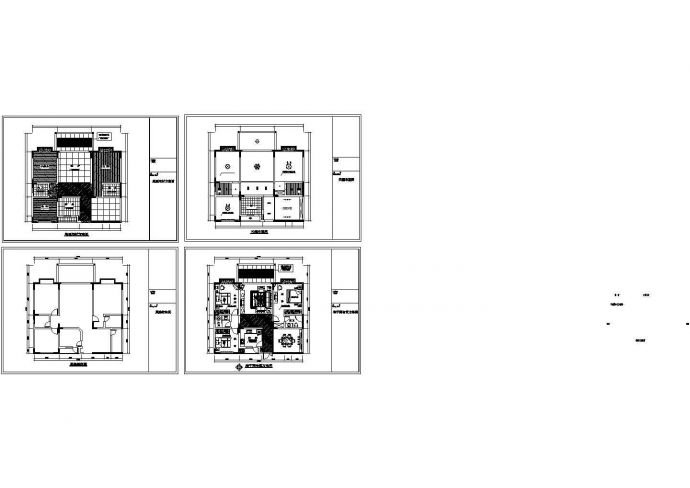 山东某住宅家居装修设计CAD全套图纸_图1