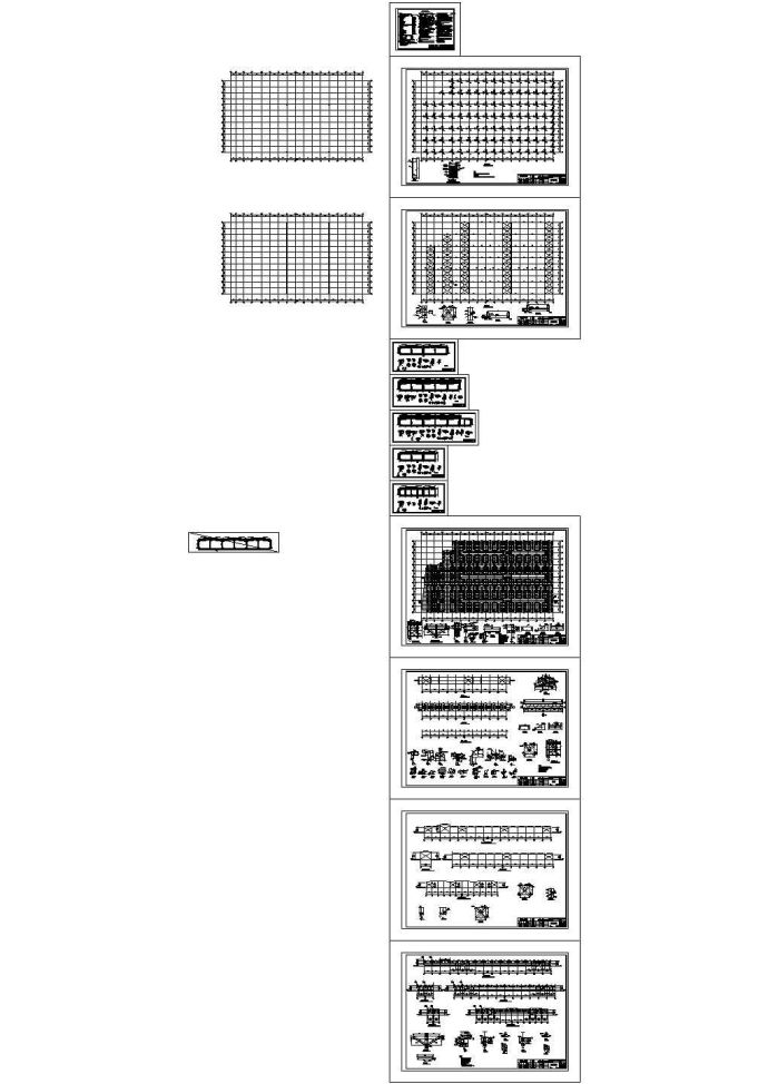 成都某公司钢结构工程CAD施工图纸_图1