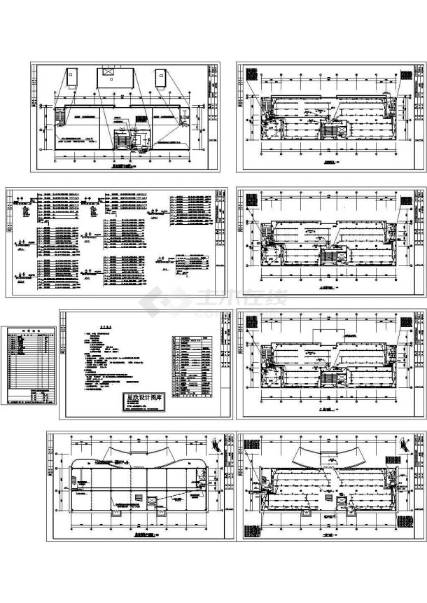 办公楼设计_烟台市某电子厂5层高档办公楼电气设计CAD施工图-图一