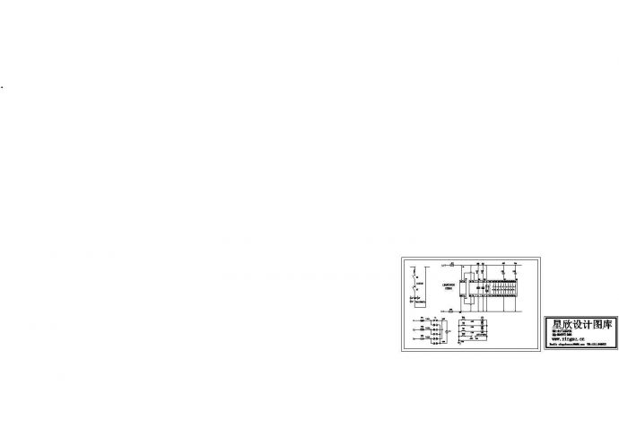 某标准型号进线柜二次控制电气原理设计CAD图纸_图1