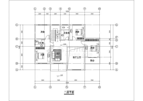 南宁市某现代化村镇460平米四层框混结构乡村别墅CAD建筑设计图纸-图一