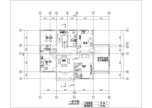 南宁市某现代化村镇460平米四层框混结构乡村别墅CAD建筑设计图纸-图二