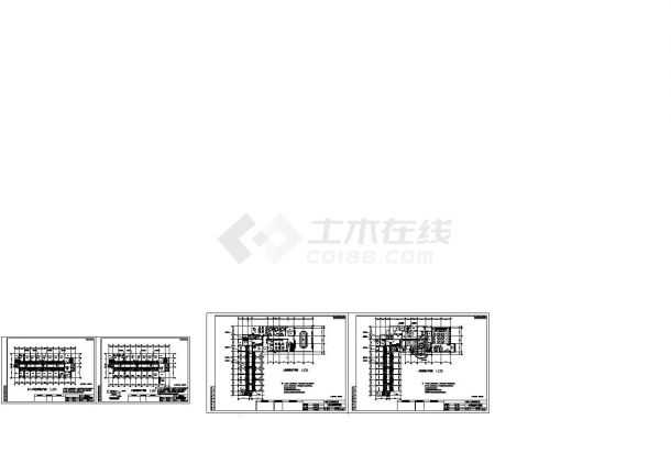 上海某宾馆空调通风设计CAD全套图纸-图一