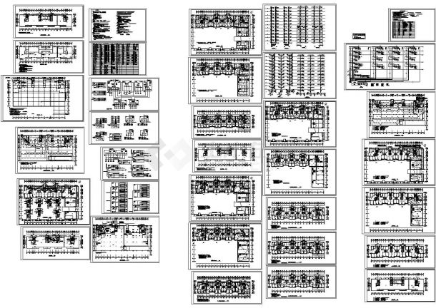 12层住宅楼电气施工cad图，共三十四张-图二