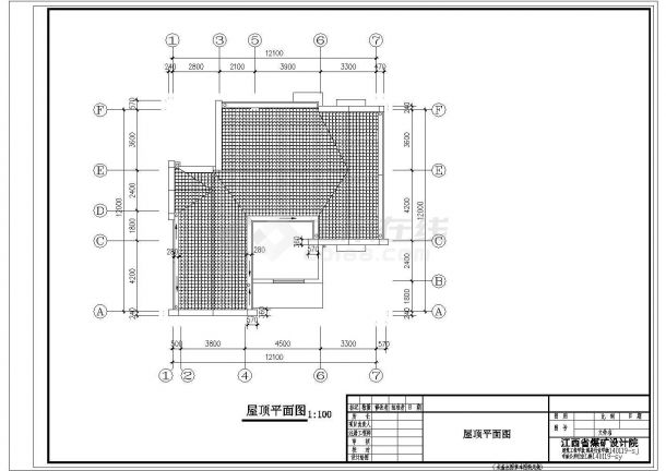潮州市玫瑰花园小区210平米2层砖混结构独栋私人别墅建筑设计CAD图纸-图一