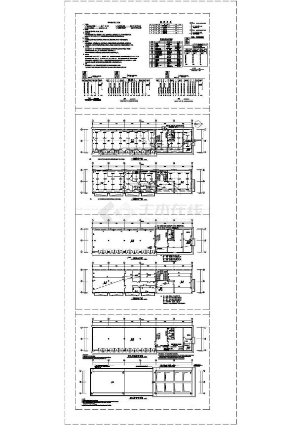 办公楼设计_镇江市某醋厂2层办公楼电气设计CAD施工图-图二