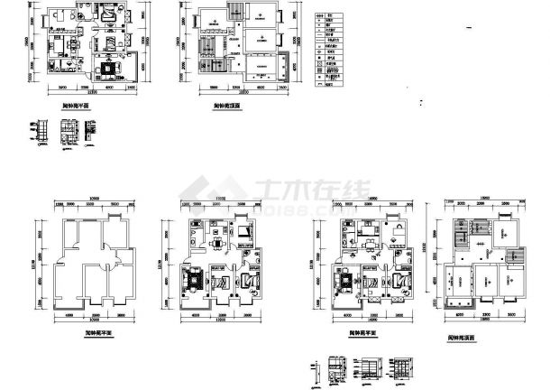  A complete set of CAD drawings for the interior decoration design of a residential house in Shanxi - Figure 1