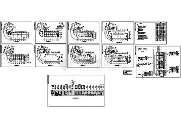 办公楼设计_济南市某6层营业办公楼电气系统设计CAD施工图-图一