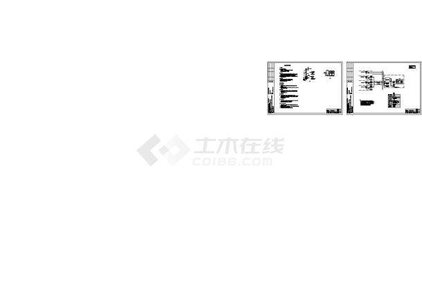 上海浦东新区某商务办公小区CCTV系统设计CAD施工图-图一