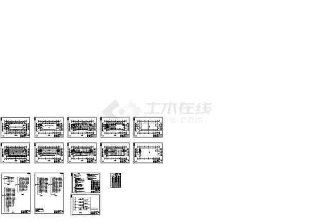 办公楼设计_深圳某物流园4层办公楼电气设计CAD施工图-图二