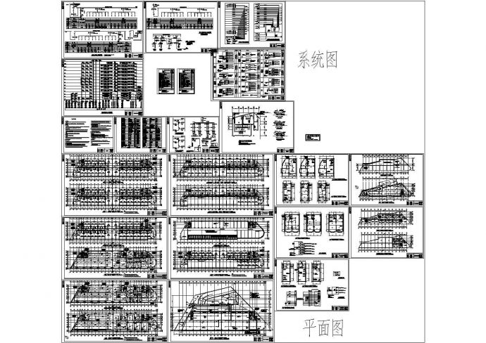 北京某24层商务大楼电气平面及系统设计CAD施工图_图1