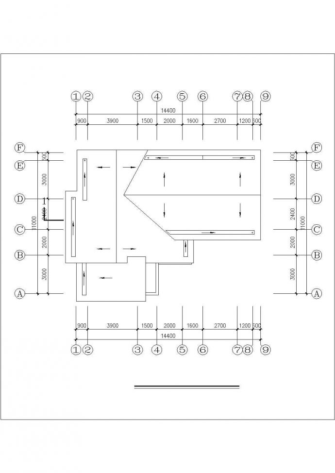聊城市某村镇三层砖混结构单体乡村别墅建筑设计CAD图纸（含效果图）_图1