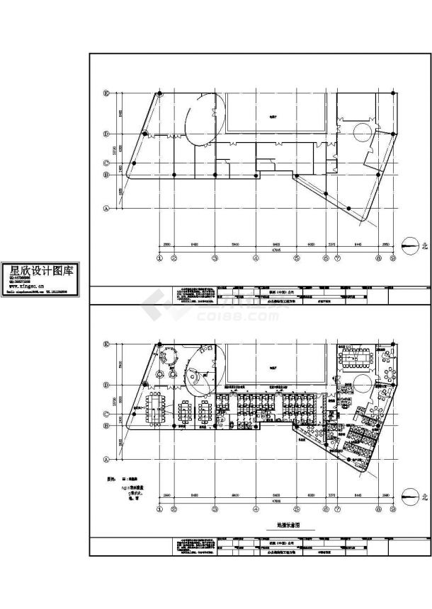 西安未央区某办公室电气改造设计CAD施工图-图一