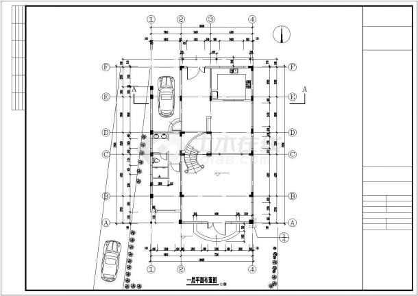 太仓市新民村4层砖混结构自建别墅楼全套CAD建筑设计图纸-图一