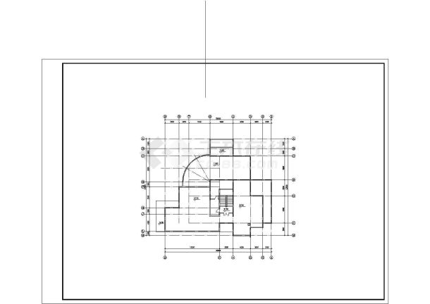 常熟市北舟花园小区3层砖混结构单体别墅CAD建筑设计图纸（含负一层）-图一