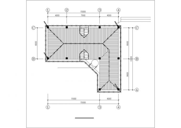 苏州市鑫馨花园小区3层砖混结构单体别墅全套电气系统设计CAD图纸_图1