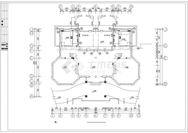 北京市海淀区某别墅区2层单体别墅全套水暖系统设计CAD图纸-图一
