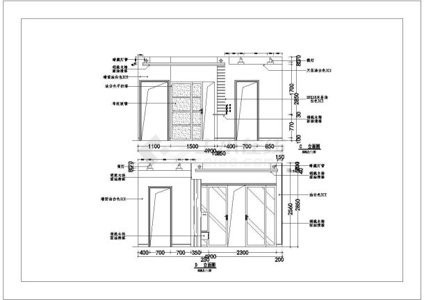 私人住宅全套装修设计施工CAD图-图一