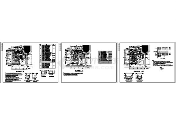 广州市某市政单位室外电气总平面设计CAD施工图-图一