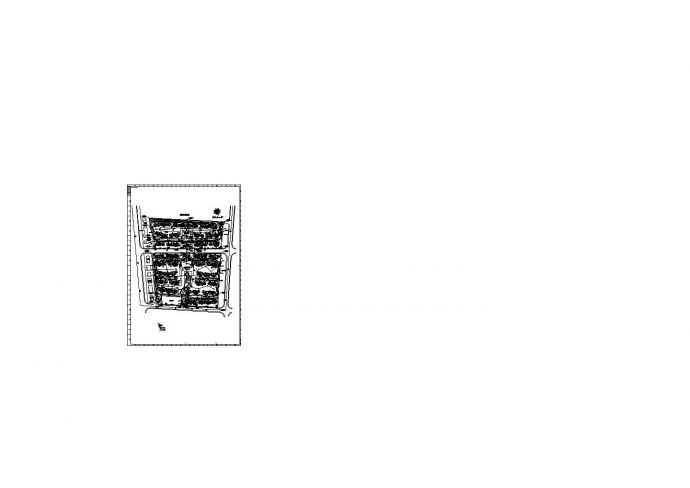 上海馨馨花园洋房室外弱电总平面设计CAD施工图_图1