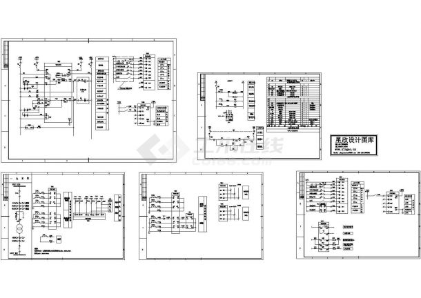 某标准型35kv主变控制电气系统原理设计CAD图纸-图一