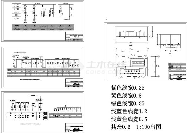 某标准型CNG断路器电气系统总装设计CAD图纸-图一